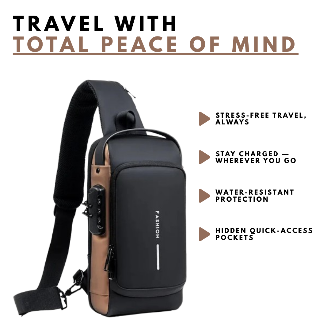 "Nuvear - Fashion Shoulder Bag" - Anti-Theft Shoulder Bag